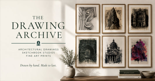 The Art of Architectural Drawing: My Journey from Sketchbook to Archive